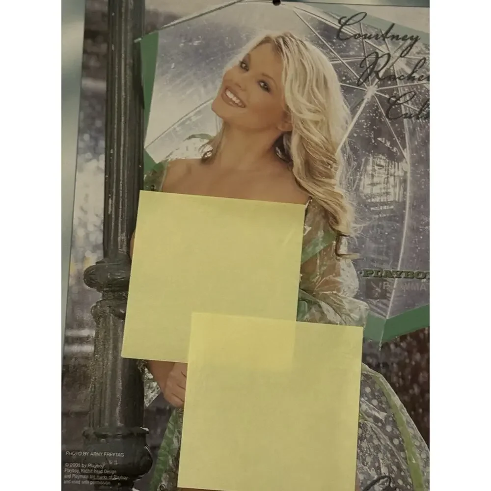 2007‎ Playboy Playmates Wall Calendar Midwest Warehouse Equipment Promo Complete